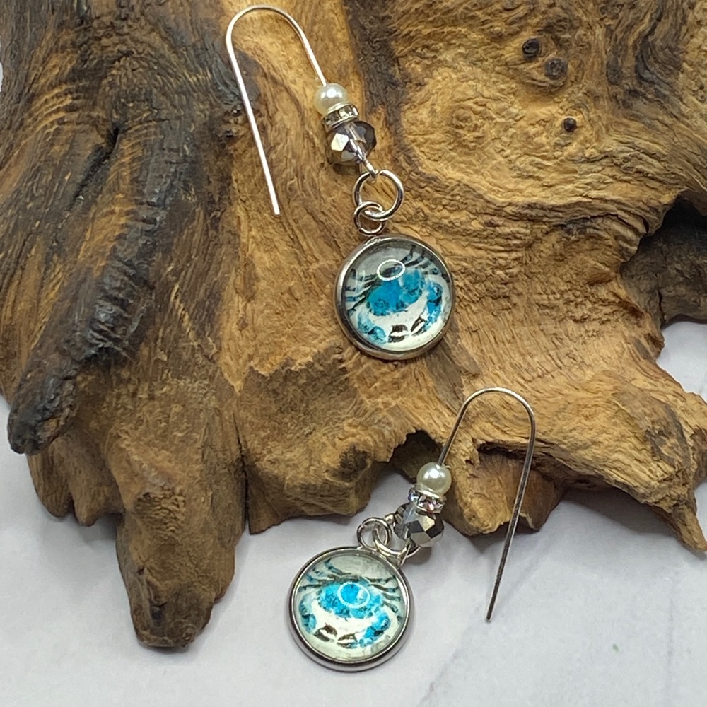 Crab Beaded Earrings